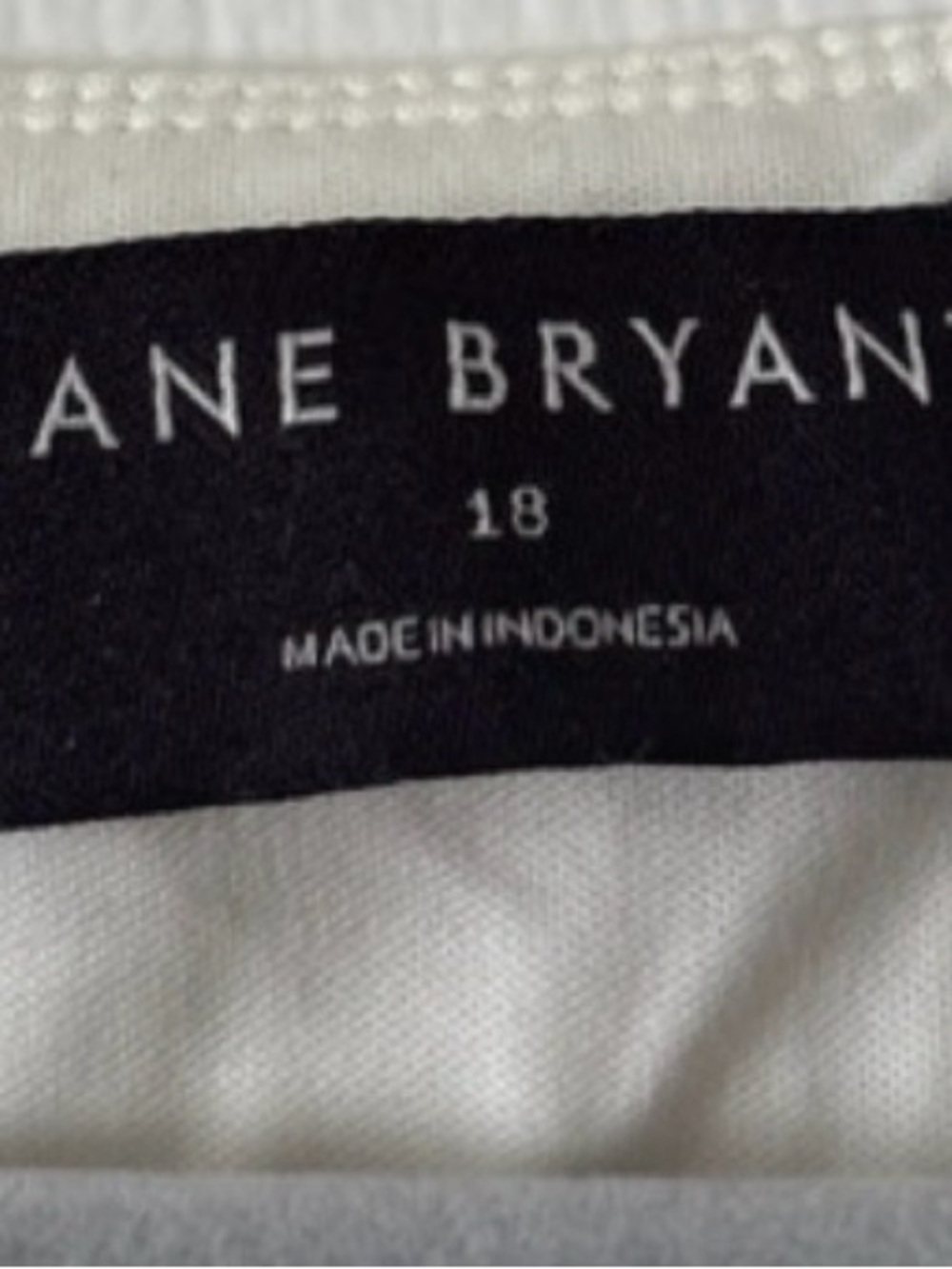Lane Bryant lace-up swing dress, tiered skirt and hip pockets, 100% Cotton. 18 - Picture 11 of 11